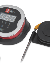 iGrill 2, app-connected thermometer, monitors food from beginning to end